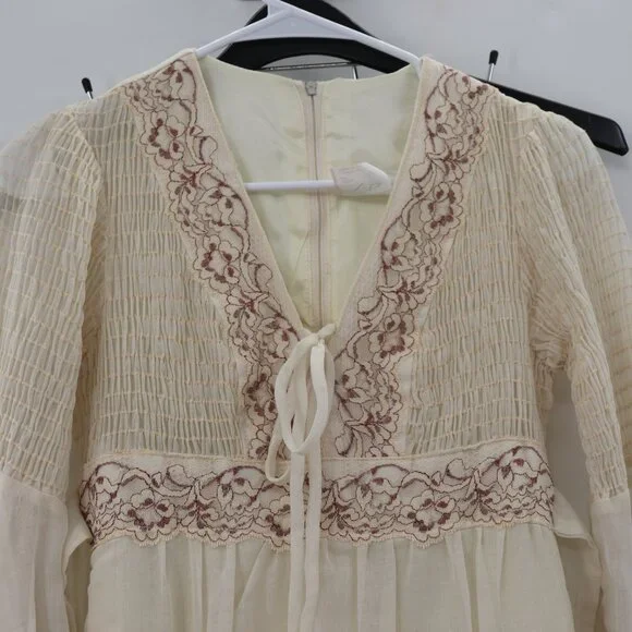 Vintage 1970s Hippie Boho Style Dress - Picture 4 of 11